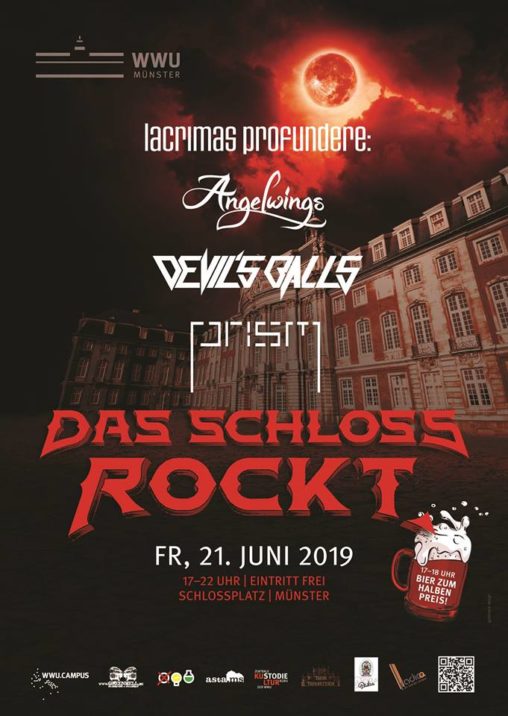 Megaheadliner bei freiem Eintritt am Freitag beim Das Schloss Rockt 2019 in Münster Megaheadliner bei freiem Eintritt am Freitag beim Das Schloss Rockt 2019 in Münster